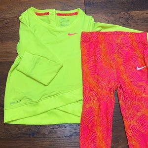 Toddler girls Dri-Fit Nike set